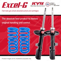 Rear KYB EXCEL-G Shock Absorbers Raised Coil Springs for LEXUS ES300 MCV20 MCV21