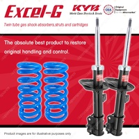 Rear KYB EXCEL-G Shock Absorbers + Raised Coil Springs for FORD Mondeo HB
