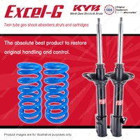 Rear KYB EXCEL-G Shock Absorbers + Raised Coil Springs for SUBARU Outback BG9