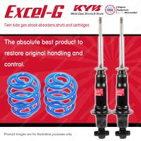 Rear KYB EXCEL-G Shock Absorbers Sport Low Coil for HOLDEN Commodore VE RWD