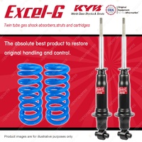 Rear KYB EXCEL-G Shock Absorbers + Raised Coil Springs for HOLDEN Commodore VE