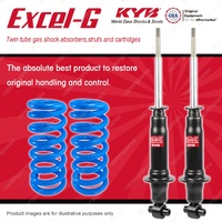 Rear KYB EXCEL-G Shock Absorbers STD Coil Springs for HOLDEN Commodore VE