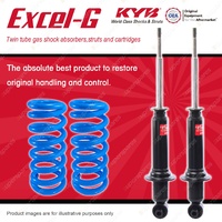 Rear KYB EXCEL-G Shock Absorbers + Raised Coil Springs for HOLDEN Commodore VF
