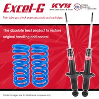 Rear KYB EXCEL-G Shock Absorbers + Standard Coil Springs for MAZDA RX2