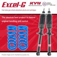 Rear KYB EXCEL-G Shock Absorbers + STD Coil Springs for NISSAN 200B Skyline C210