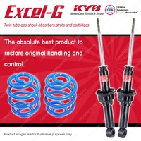 Rear KYB EXCEL-G Shock Absorbers + Super Low Coil for HONDA Civic CRX ED