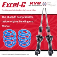 Rear KYB EXCEL-G Shock Absorbers + Super Low Coil Springs for HONDA Civic CRX ED