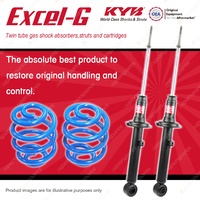 Rear KYB EXCEL-G Shock Absorbers Sport Low Coil Springs for MITSUBISHI Galant HH