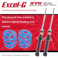Rear KYB EXCEL-G Shock Absorbers Sport Low Coil Springs for MITSUBISHI Lancer CC