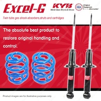 Rear KYB EXCEL-G Shocks + Sport Low Coil for MITSUBISHI Magna TR TS Verada KR KS