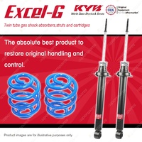 Rear KYB EXCEL-G Shock Absorbers + Sport Low Coil Springs for NISSAN Skyline R33