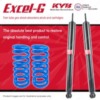 Rear KYB EXCEL-G Shock Absorbers Raised Coil Springs for HOLDEN Commodore VR VS