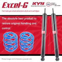 Rear KYB EXCEL-G Shock Absorbers Sport Low Coil Springs for HOLDEN Commodore VL