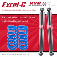 Rear KYB EXCEL-G Shock Absorbers + Raised Coil Springs for VOLVO 265