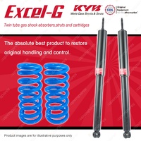 Rear KYB EXCEL-G Shock Absorbers + STD Coil Springs for TOYOTA Corolla AE70 AE71
