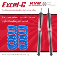 Rear KYB EXCEL-G Shock Absorbers Raised Coil for HOLDEN Commodore VK VL