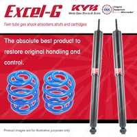 Rear KYB EXCEL-G Shocks + Sport Low Coil Springs for HOLDEN Commodore VN VP