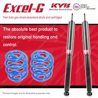 Rear KYB EXCEL-G Shocks Sport Low Coil Springs for HOLDEN Torana LH LX UC