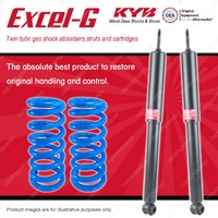 Rear KYB EXCEL-G Shock Absorbers Raised Coil for HOLDEN Commodore VN VP