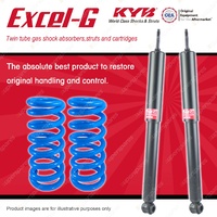 Rear KYB EXCEL-G Shock Absorbers + Raised Coil Springs for HOLDEN Torana LC
