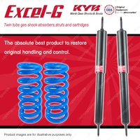 Rear KYB EXCEL-G Shock Absorbers + Raised Coil Springs for FORD Falcon XC