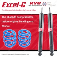 Rear KYB EXCEL-G Shock Absorbers + Super Low Coil Springs for HOLDEN Barina SB