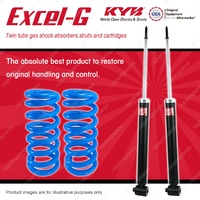 Rear KYB EXCEL-G Shock Absorbers Sport Low Coil Springs for VOLKSWAGEN Passat 3B