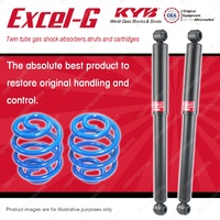 Rear KYB EXCEL-G Shocks Super Low Coil Springs for HOLDEN Commodore VR VS