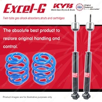 Rear KYB EXCEL-G Shock Absorbers + Super Low Coil Springs for FORD Falcon XF