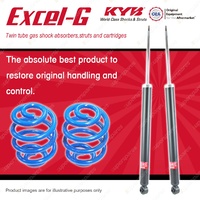 Rear KYB EXCEL-G Shock Absorbers Sport Low Coil Springs for FORD Focus LS LT LV