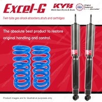 Rear KYB EXCEL-G Shock Absorbers + Raised Coil Springs for TOYOTA Crown MS112