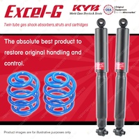 Rear KYB EXCEL-G Shock Absorbers + Sport Low Coil Springs for VOLVO 740 940