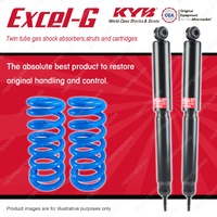 Rear KYB EXCEL-G Shock Absorbers + Raised Coil Springs for TOYOTA Tarago TCR10R