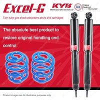 Rear KYB EXCEL-G Shock Absorbers Sport Low Coil Springs for TOYOTA Tarago TCR10R