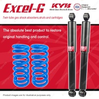 Rear KYB EXCEL-G Shock Absorbers + Raised Coil Springs for HOLDEN Jackaroo L5