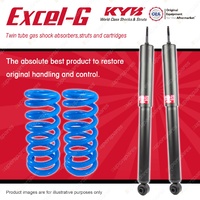 Rear KYB EXCEL-G Shock Absorbers + STD Coil Springs for MITSUBISHI Pajero NM NP