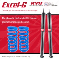 Rear KYB EXCEL-G Shock Absorbers + Raised Coil Springs for HOLDEN Commodore VP