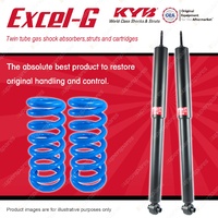 Rear KYB EXCEL-G Shock Absorbers STD Coil Springs for HOLDEN Commodore VP VR VS