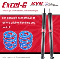 Rear KYB EXCEL-G Shocks Super Low Coil Springs for HOLDEN Commodore VT VX VY VZ