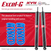 Rear KYB EXCEL-G Shock Absorbers STD Coil Springs for HOLDEN Commodore VG VR VS