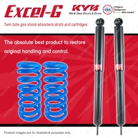Rear KYB EXCEL-G Shock Absorbers + Raised Coil Springs for FORD Maverick 88-93