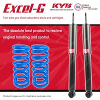 Rear KYB EXCEL-G Shock Absorbers HD Raised Coil Springs for HYUNDAI Terracan HP