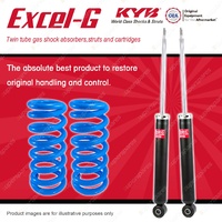 Rear KYB EXCEL-G Shock Absorbers Sport Low Coil Springs for VOLKSWAGEN Passat 3C