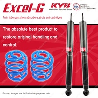 Rear KYB EXCEL-G Shock Absorbers Sport Low Coil Springs for HOLDEN Adventra VYII