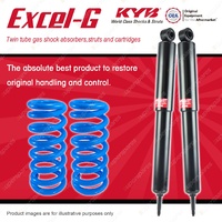 Rear KYB EXCEL-G Shock Absorbers Raised Coil Springs for LAND ROVER Range Rover