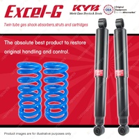 Rear KYB EXCEL-G Shocks HD Raised Coil Springs for NISSAN Patrol GU VI