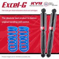 Rear KYB EXCEL-G Shock Absorbers + Standard Coil Springs for FORD Falcon BA BF