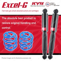 Rear KYB EXCEL-G Shock Absorbers + Super Low Coil Springs for FORD Falcon BA BF