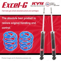 Rear KYB EXCEL-G Shocks Super Low Coil Springs for TOYOTA Corolla ZRE152R