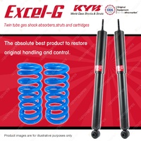 Rear KYB EXCEL-G Shock Absorbers + STD Coil Springs for MITSUBISHI Pajero NT